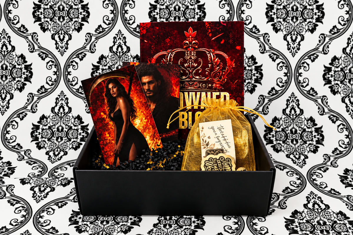Crowned In Blood Book Box - Dark Mafia Romance Special Edition with Sprayed Edges