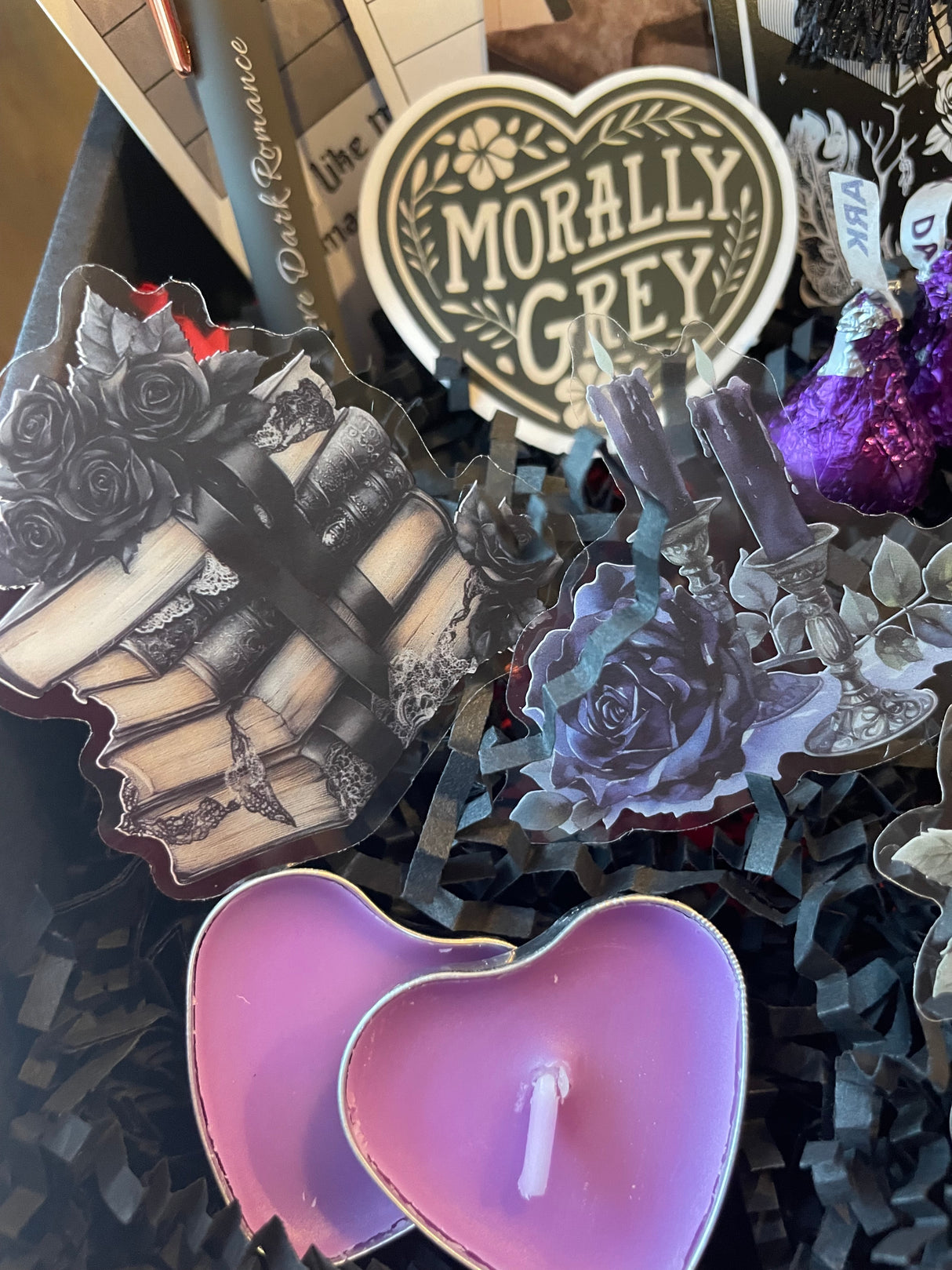 🌶️ Dark & Spicy Smut Activity Box +/- novels & toy