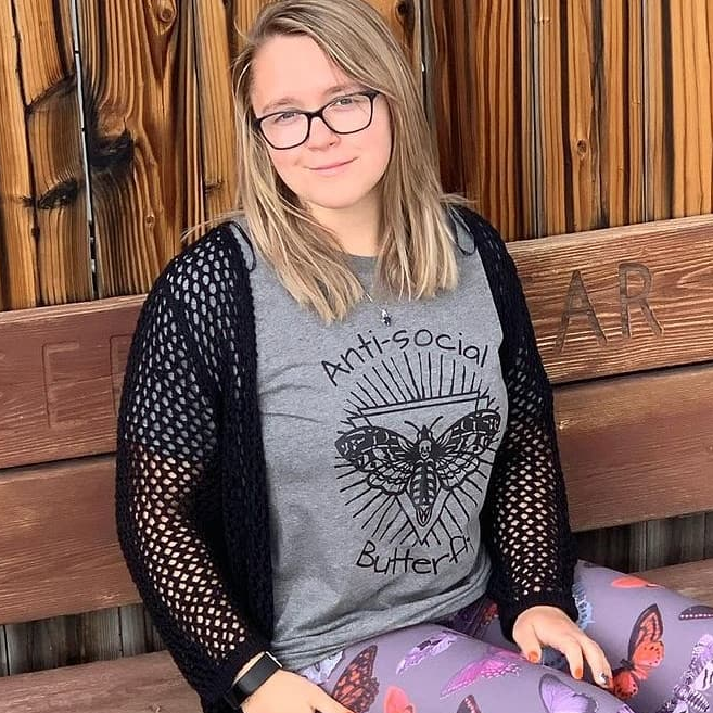 Anti-Social Butterfly Tee - Unisex Shirt