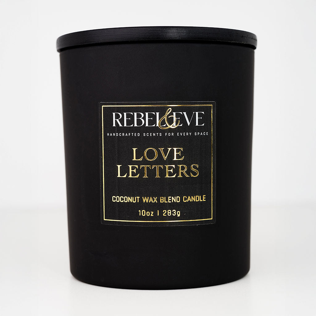 Love Letters Candle - Peony - Dark Romance Crates
