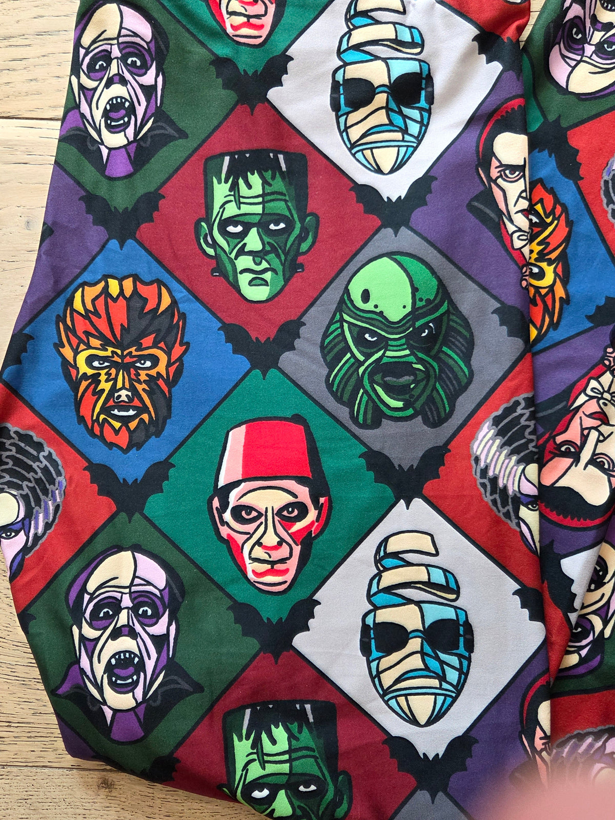 Uni Monsters Semi-Exclusive Leggings - High-quality Handcrafted Vibrant