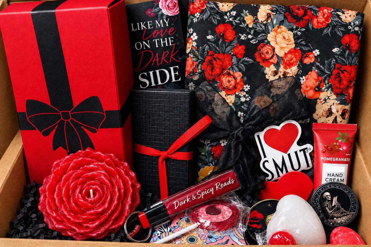 Luxury spicy gift basket - spa, books, toy, gift wrap