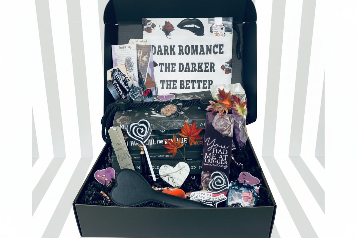 Dark Romance Book Box: Horror Theme, Dark & Spicy Books, Merch - Dark Romance Crates