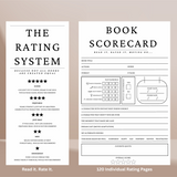 Book Log Reading Journal w/ 120 Reviews & Bookmark – Hardcover Journal with 120 Review Pages | Track & Review Reads, Reading Progress & Club Notes