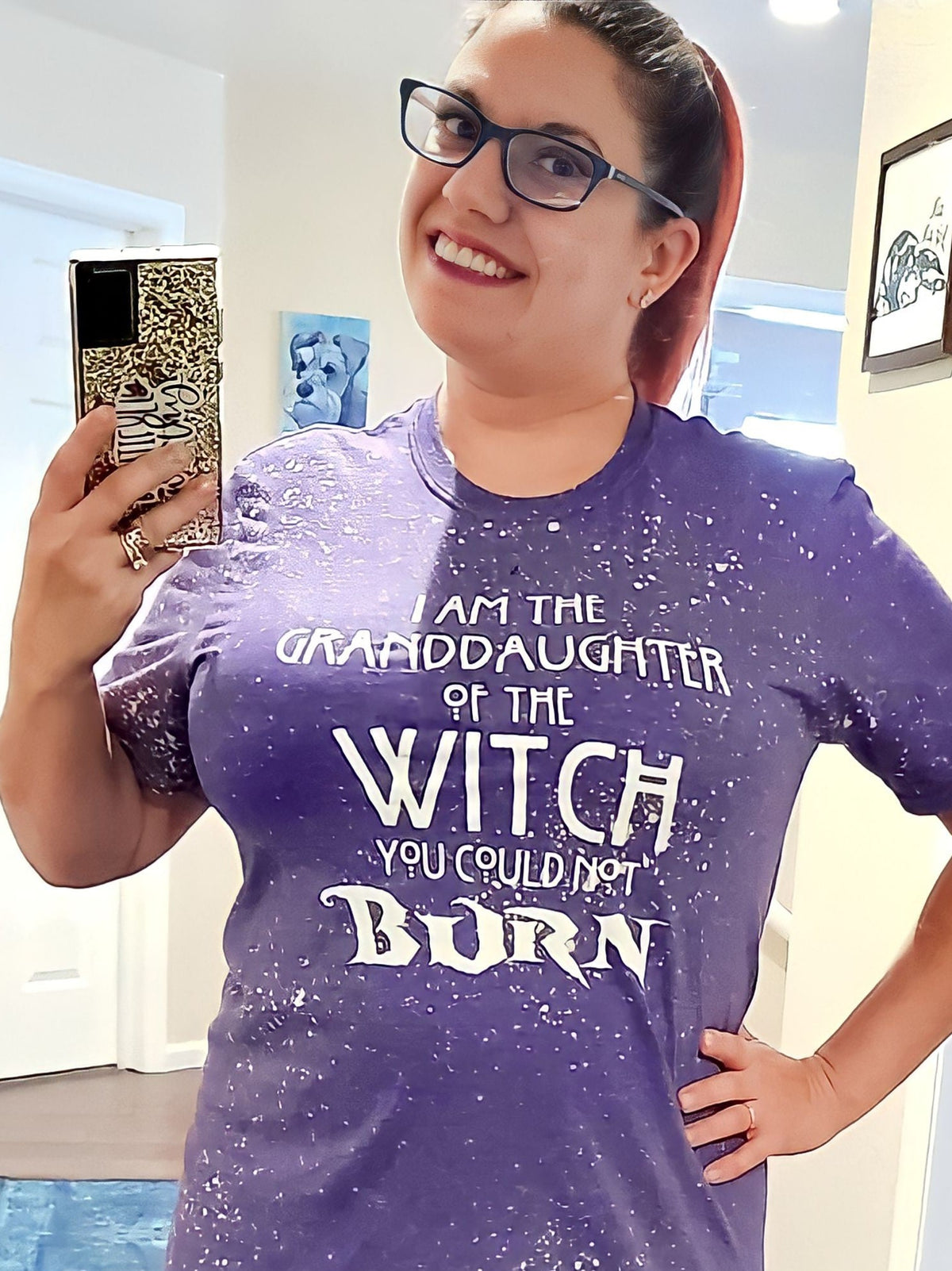 Granddaughter of The Witch Distressed or Solid Tee - Unisex Shirt