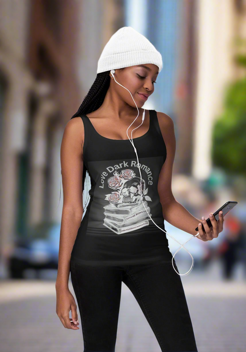 Dark Romance Summer Style - Racer Tank Top - Cool, edgy, casual, bookish apparel