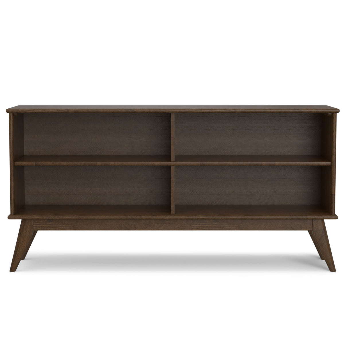 Draper Mid Century Low Bookcase
