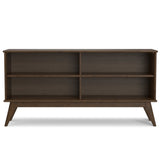 Draper Mid Century Low Bookcase