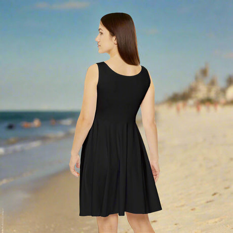 Dark Romance Skater Dress - Summer cool, edgy, bookish - swimsuit cover