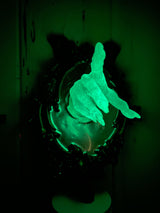 Spectral Hand Wall Plaque, Large Version, Glow in the Dark | Victorian Gothic Haunted Wall Art |Ghost Hand for Halloween, Spooky Home Decor