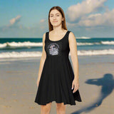 Dark Romance Skater Dress - Summer cool, edgy, bookish - swimsuit cover