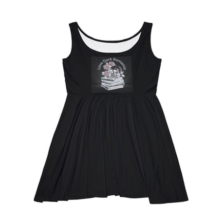 Dark Romance Skater Dress - Summer cool, edgy, bookish - swimsuit cover