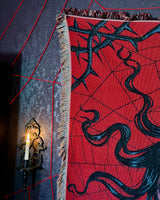 Arachnophobia - Spider Queen Woven Blanket