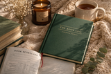 Book Log Reading Journal w/ 120 Reviews & Bookmark – Hardcover Journal with 120 Review Pages | Track & Review Reads, Reading Progress & Club Notes