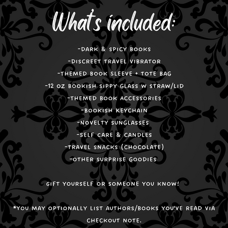 👩🎨 Dark Romance Activity Box +/- novels & toy