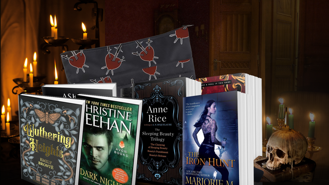 6) Classics Bundle: variety pack of the best in classic Dark Romance / Dark Fantasy + themed bookish merch delivered to your door! Subscribe & Save