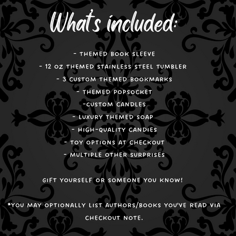 2) Dark Spice Gift Bundle - Dark Romance Box - Options at checkout. *you may let us know which authors/books you've already read via checkout notes.