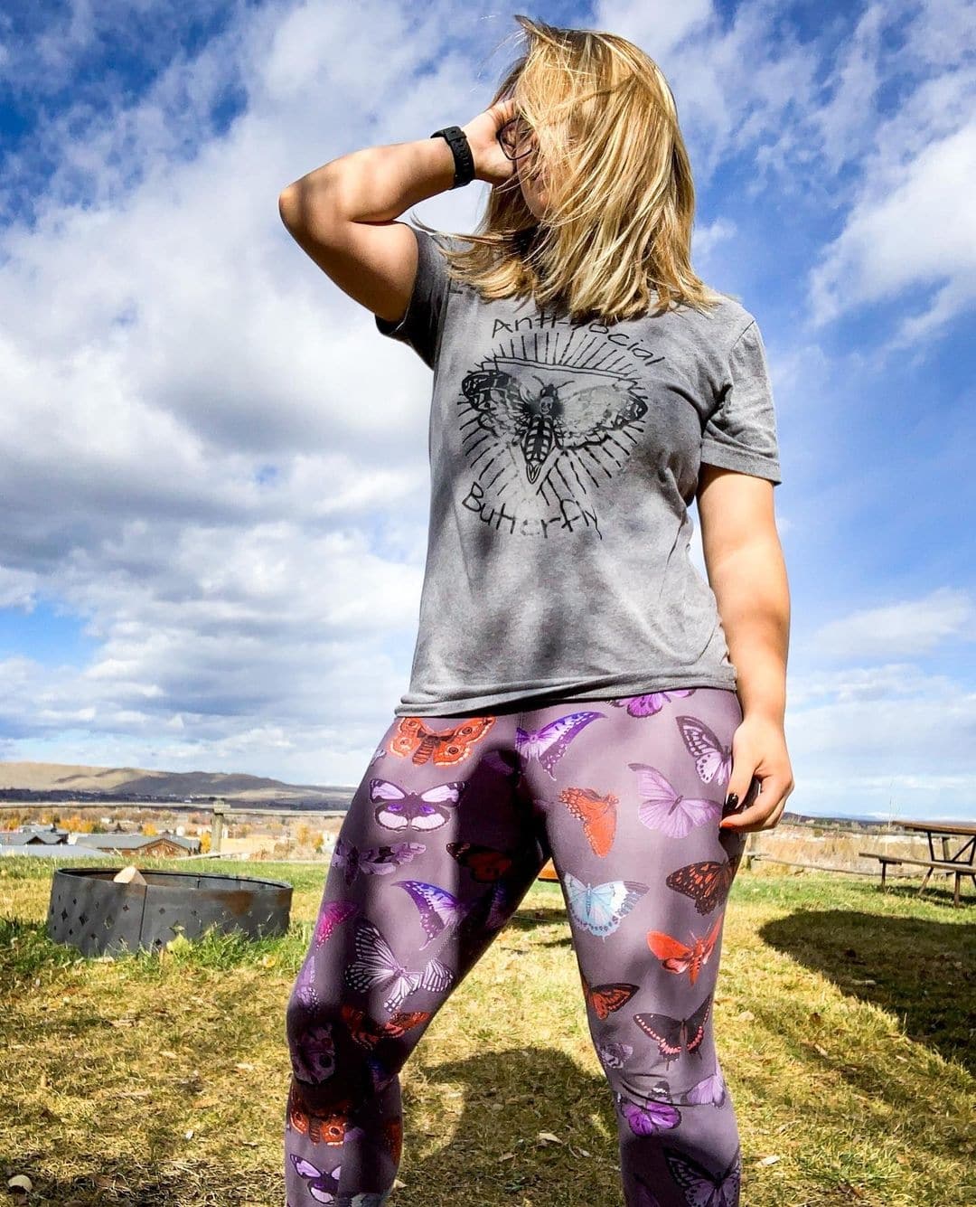 Anti-Social Butterfly Tee - Unisex Shirt