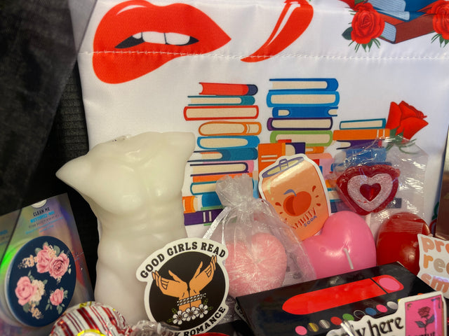 5)Smut Bundle Dark Romance Gift Basket. Combine two crates (dark erotica + dark fantasy) for discount. Multiple toys, accessories, goodies. NOW available via Subscription!