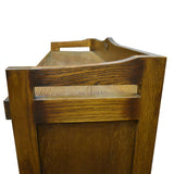 Mission Bookcase / Curio Cabinet - Walnut (W1)