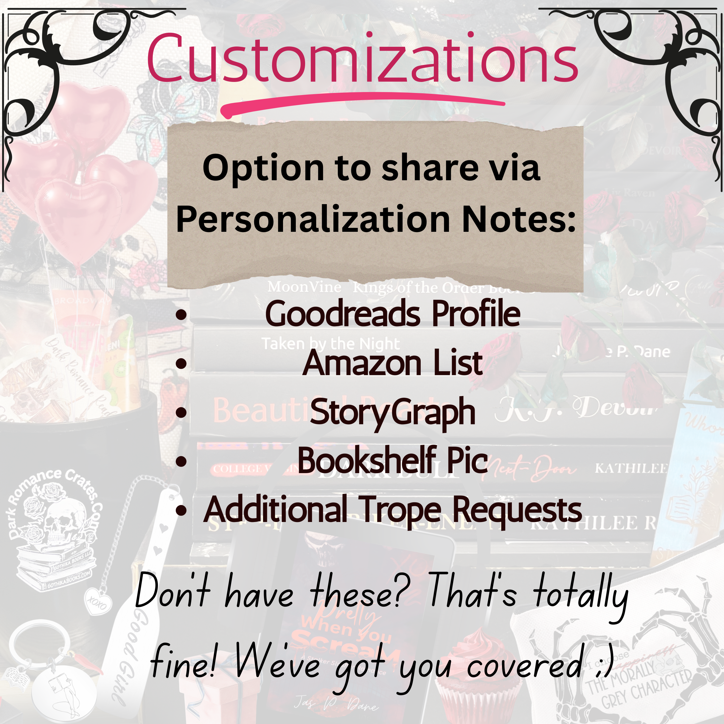 Trope-gasm Variety Box: optional tropes, toy, spa & more: limited time waitlist lifted!