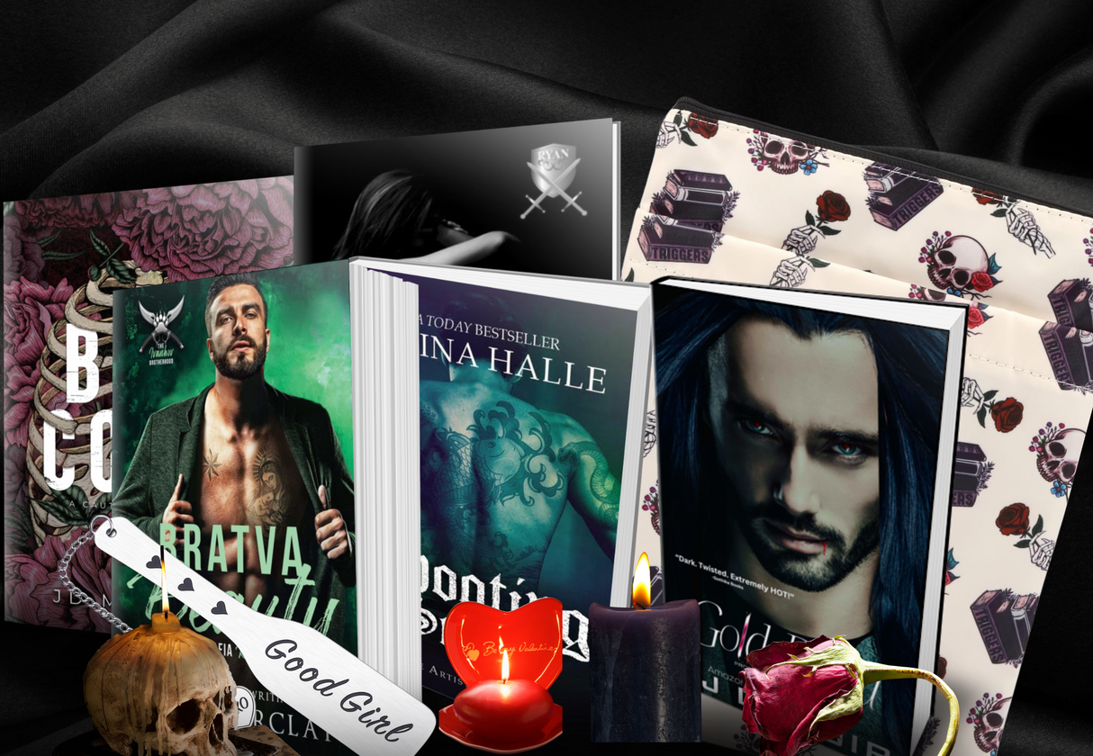 Dark Romance Book Bundle: 5 books + high quality bookish merchandise. Subscribe & Save!