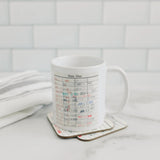 Library Card Coffee Mug - Book Club Gift - Coffee Tea Cup Gifts for Readers