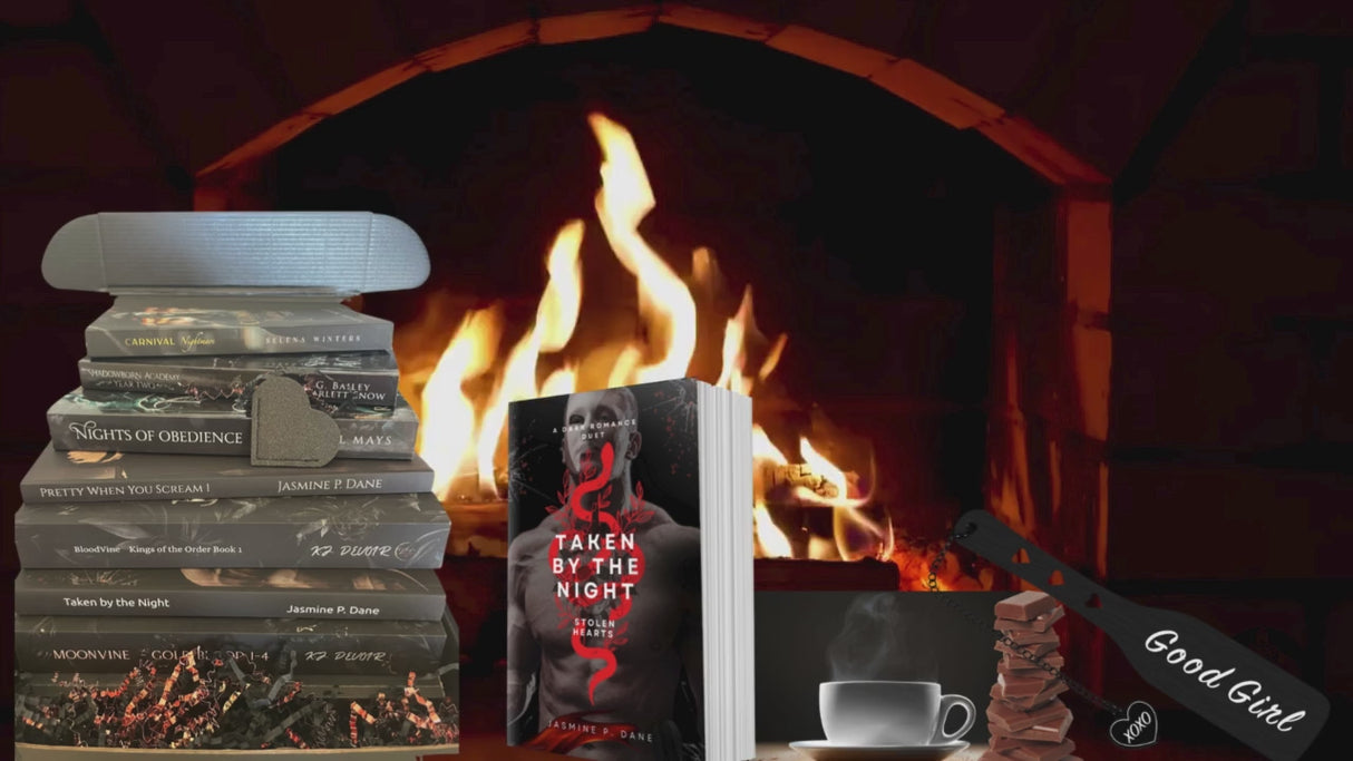 Deluxe Holiday Dark Romance Gift Box w/ signed dark romance holiday book, mug & more!