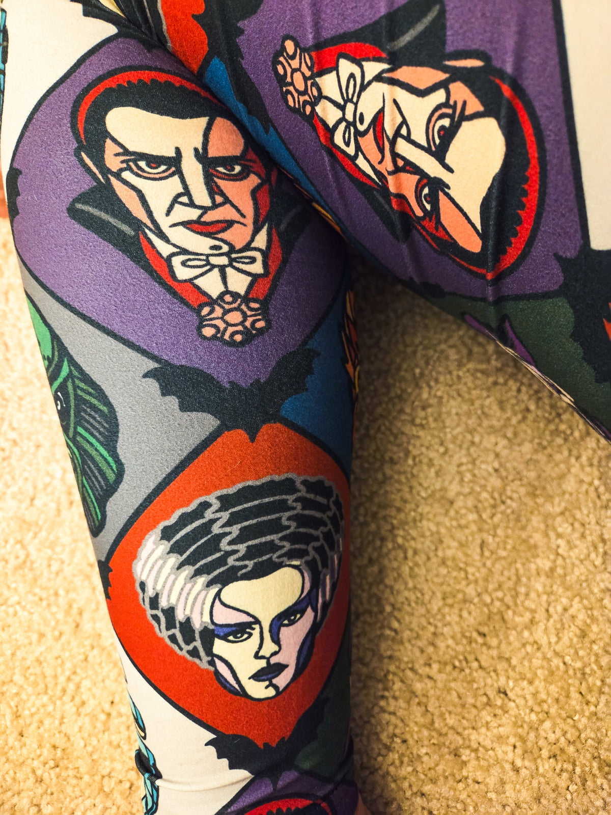 Uni Monsters Semi-Exclusive Leggings - High-quality Handcrafted Vibrant