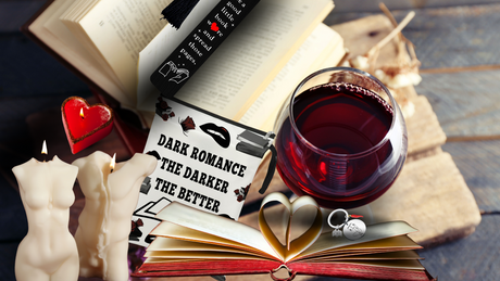 3)"Surprise Me"! Receive an expertly curated mix of dark romance books + custom merch! Optional preferences at checkout.