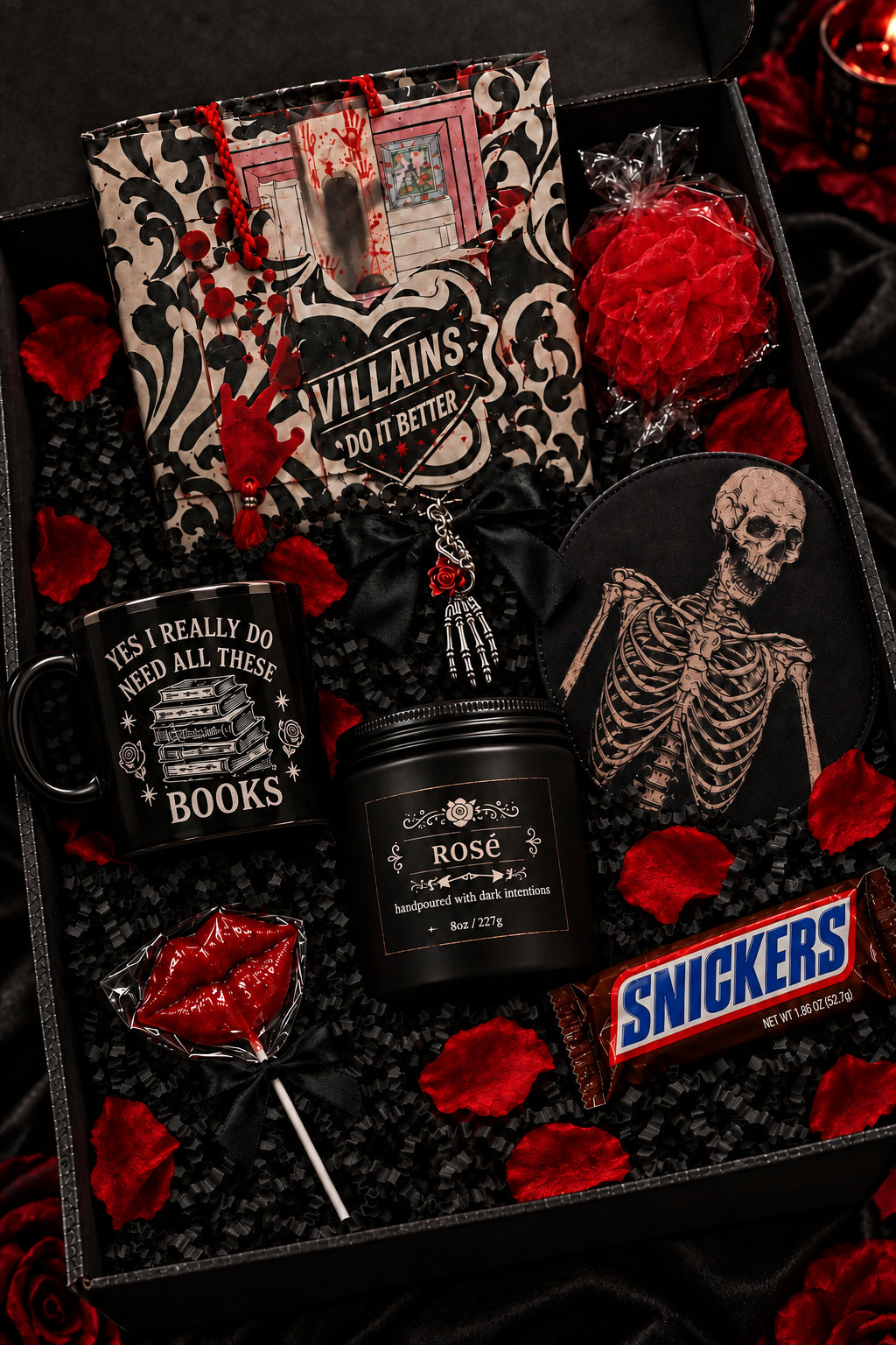 Blind Date Dark Romance Book Box - Choose Your Tropes - Custom Themed Merch